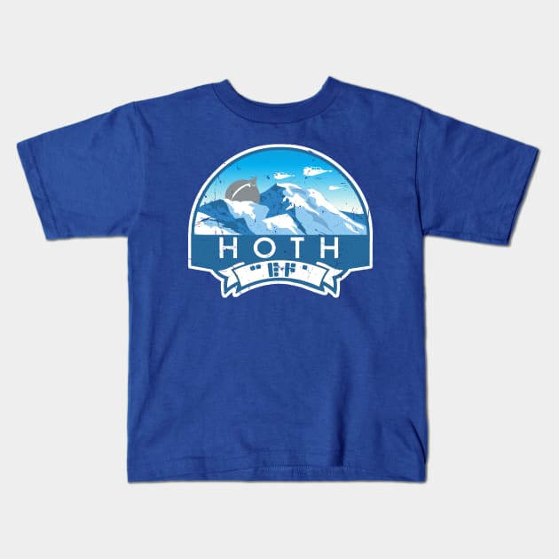 Ice Planet 1980 Kids T-Shirt by PopCultureShirts